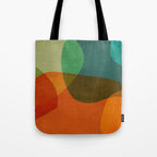 Mid-Century Modern Digital Art Tote Bag Gallery Image 1
