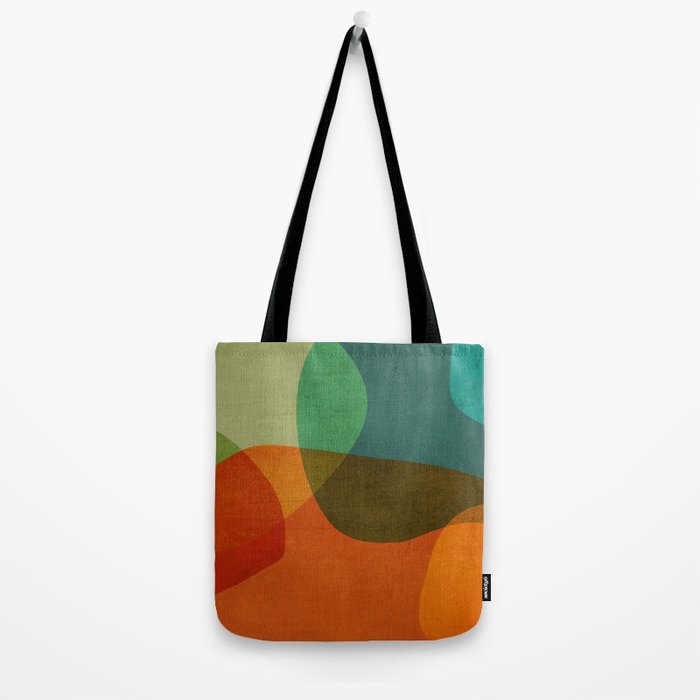 Mid-Century Modern Digital Art Tote Bag Gallery Image 2