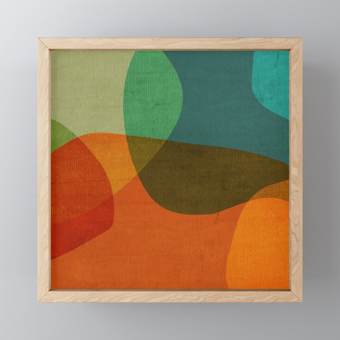 Mid-Century Modern Digital Art Mini Art Print Gallery Image 1