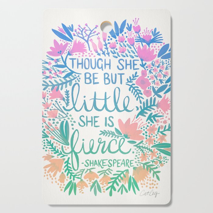 Little & Fierce - Lavender Mint OmbrÃ© Cutting Board Gallery Image 1