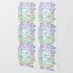 Little & Fierce - Lavender Mint OmbrÃ© Wallpaper Gallery Image 2