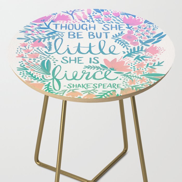 Little & Fierce - Lavender Mint OmbrÃ© Side Table Gallery Image 2