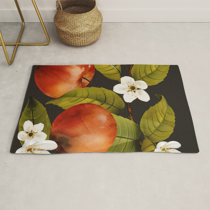 Apples Botanical Art 1 Rug Gallery Image 1