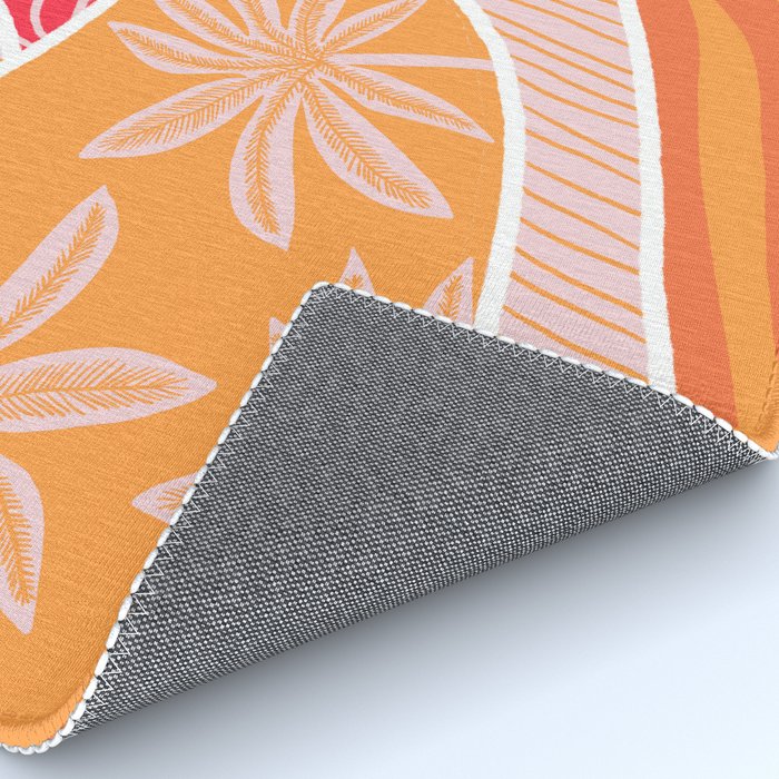 kauai, orange Rug Gallery Image 4