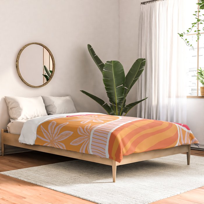 kauai, orange Comforter Gallery Image 2
