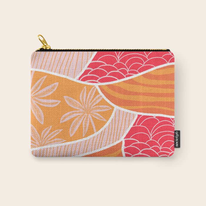 kauai, orange Carry All Pouch Gallery Image 1