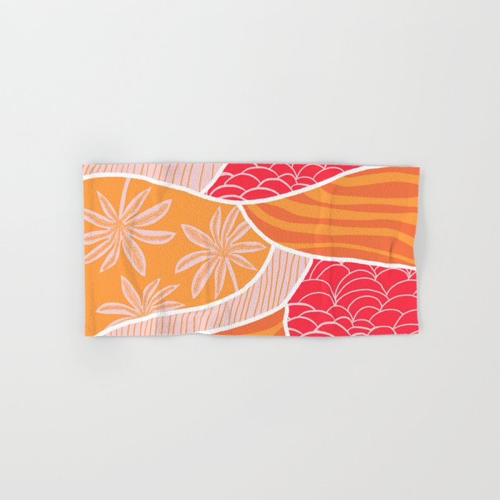 kauai, orange Bath Towel Gallery Image 1