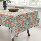 Cardinal Bird and Pine Branches Tablecloth Gallery Image 3