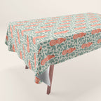 Cardinal Bird and Pine Branches Tablecloth Gallery Image 1