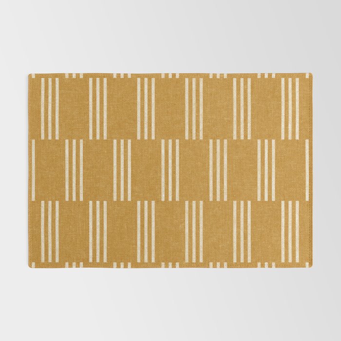 ella stripe - mustard Rug Gallery Image 2