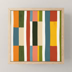 Autumn Winter Striped Revival Mini Art Print Gallery Image 1