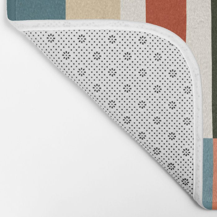 Autumn Winter Striped Revival Bath Mat Gallery Image 2