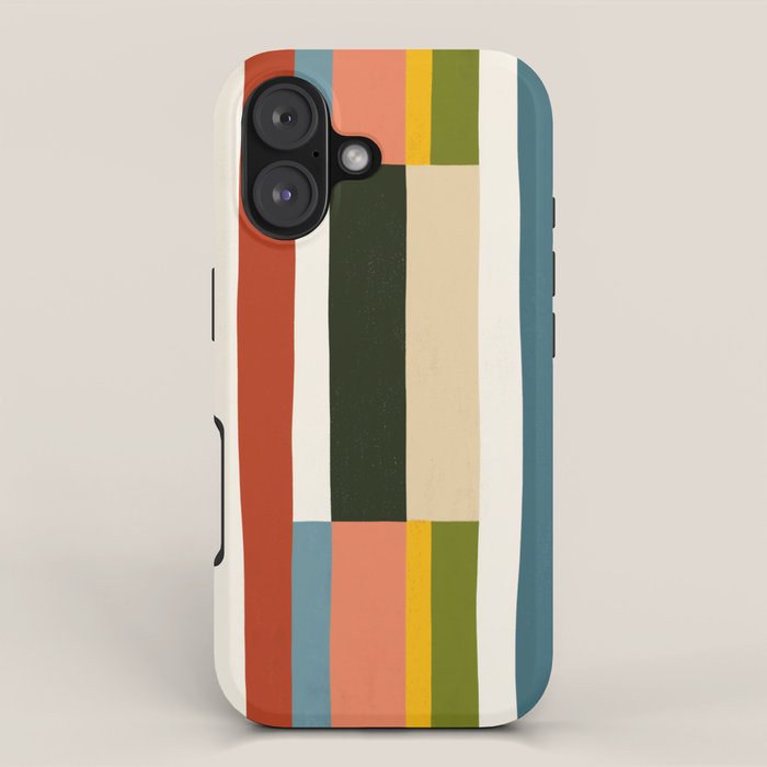 Autumn Winter Striped Revival iPhone Case Gallery Image 1