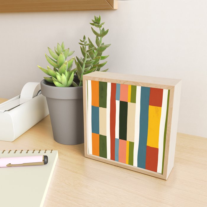 Autumn Winter Striped Revival Mini Art Print Gallery Image 2