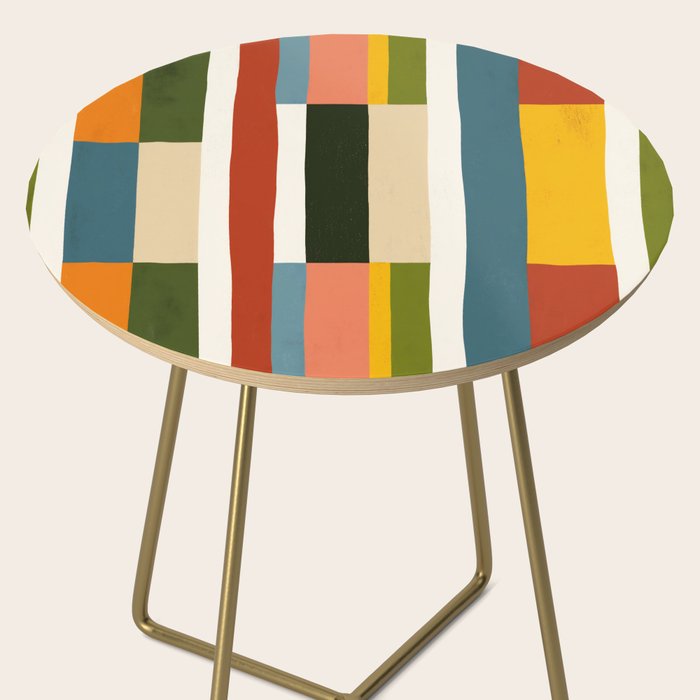Autumn Winter Striped Revival Side Table Gallery Image 2