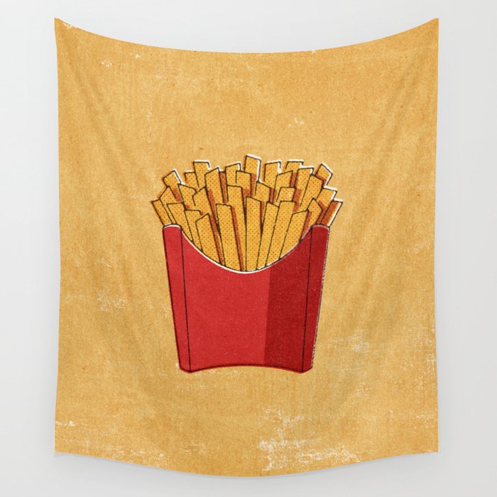FAST FOOD / Fries Wall Tapestry Gallery Image 1