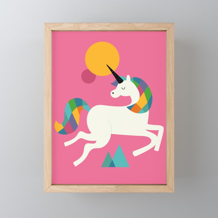To be a unicorn Mini Art Print Gallery Image 1