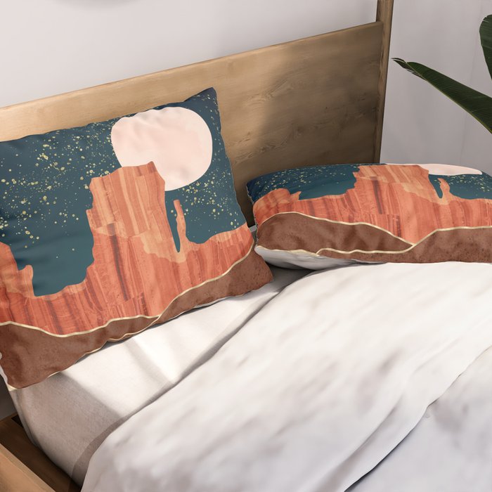 Desert Stars River Pillow Sham Gallery Image 2