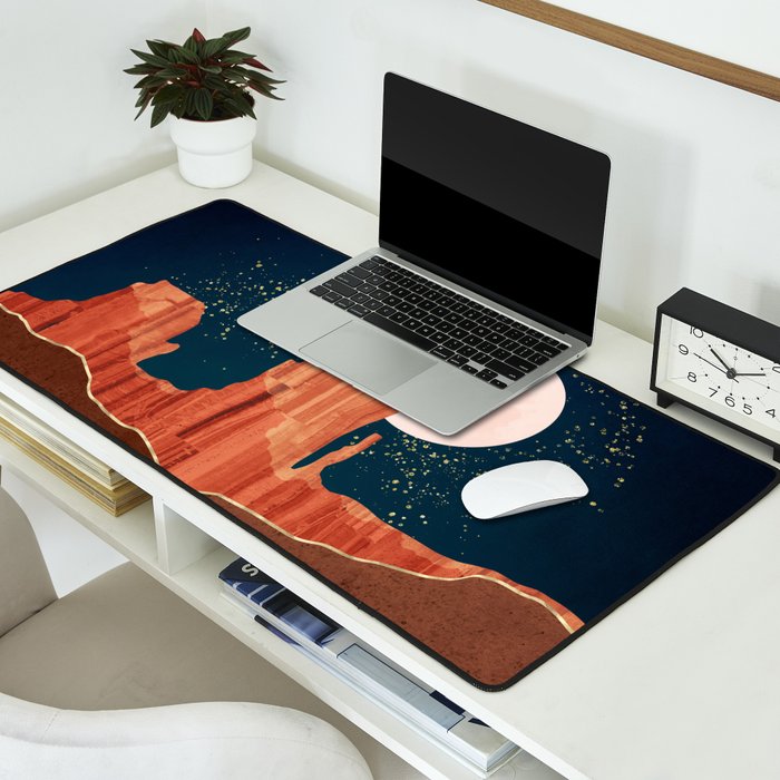 Desert Stars River Desk Mat Gallery Image 2