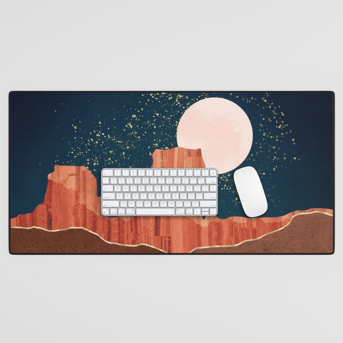 Desert Stars River Desk Mat Gallery Image 1