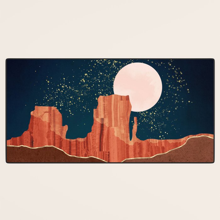 Desert Stars River Desk Mat Gallery Image 3