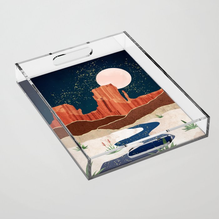 Desert Stars River Acrylic Tray Gallery Image 1