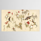 Dancing Forest Of Frogs By Kawanabe Kyosai 1879 Tablecloth Gallery Image 2
