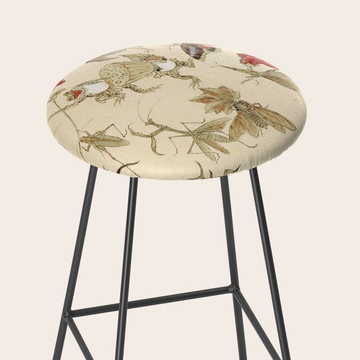 Dancing Forest Of Frogs By Kawanabe Kyosai 1879 Stool Gallery Image 2