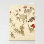Dancing Forest Of Frogs By Kawanabe Kyosai 1879 Stationery Card Gallery Image 2