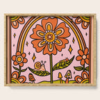Spring Flower Serving Tray Gallery Image 1