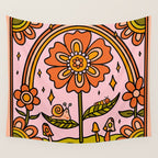 Spring Flower Wall Tapestry Gallery Image 4
