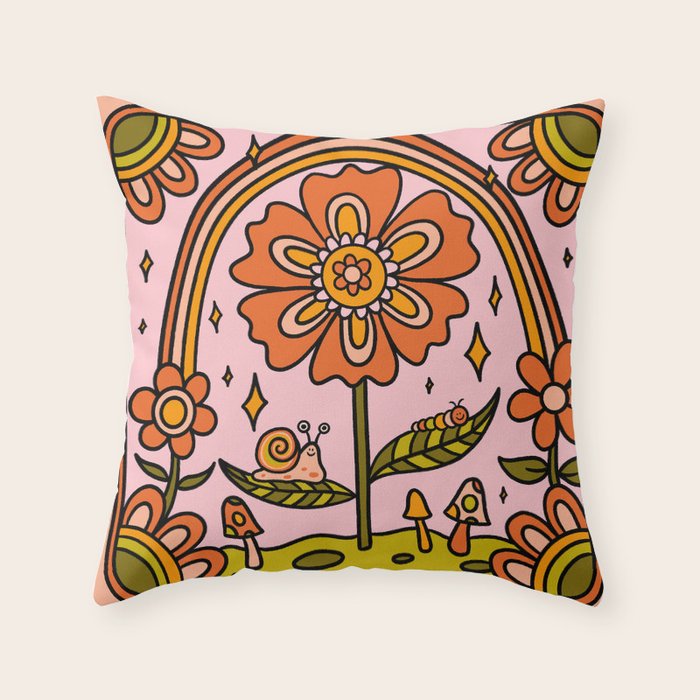 Spring Flower Throw Pillow Gallery Image 6