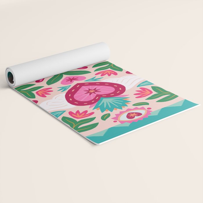 Love Grows Yoga Mat Gallery Image 2