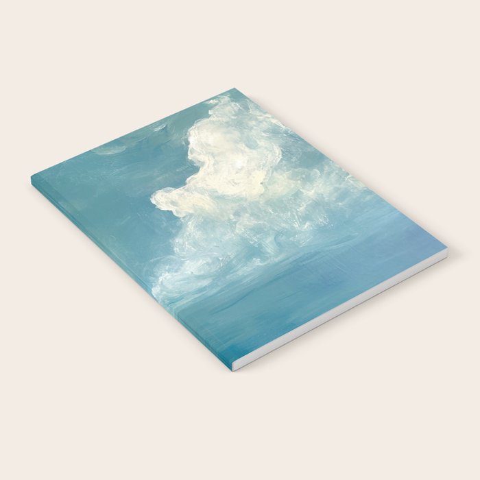 Vintage Elegant White Clouds Blue Sky Notebook Gallery Image 2