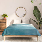 Vintage Elegant White Clouds Blue Sky Comforter Gallery Image 3