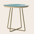 Vintage Elegant White Clouds Blue Sky Side Table Gallery Image 1