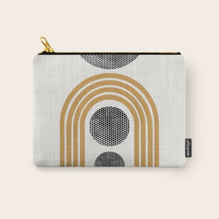 Retro Rainbow Carry All Pouch Gallery Image 1