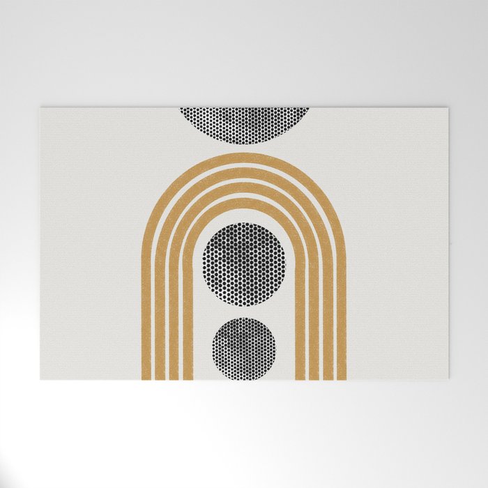 Retro Rainbow Welcome Mat Gallery Image 1