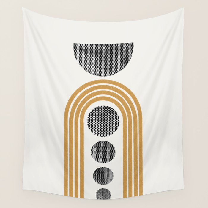 Retro Rainbow Wall Tapestry Gallery Image 4