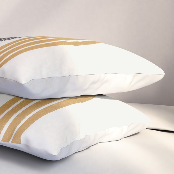 Retro Rainbow Pillow Sham Gallery Image 3