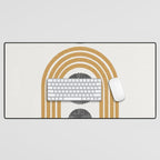 Retro Rainbow Desk Mat Gallery Image 1