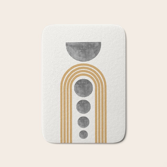 Retro Rainbow Bath Mat Gallery Image 1