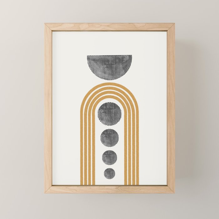 Retro Rainbow Mini Art Print Gallery Image 1