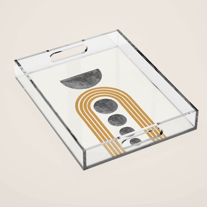 Retro Rainbow Acrylic Tray Gallery Image 1