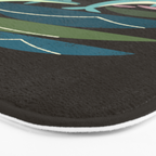 Sunset Dolphins Bath Mat Gallery Image 3