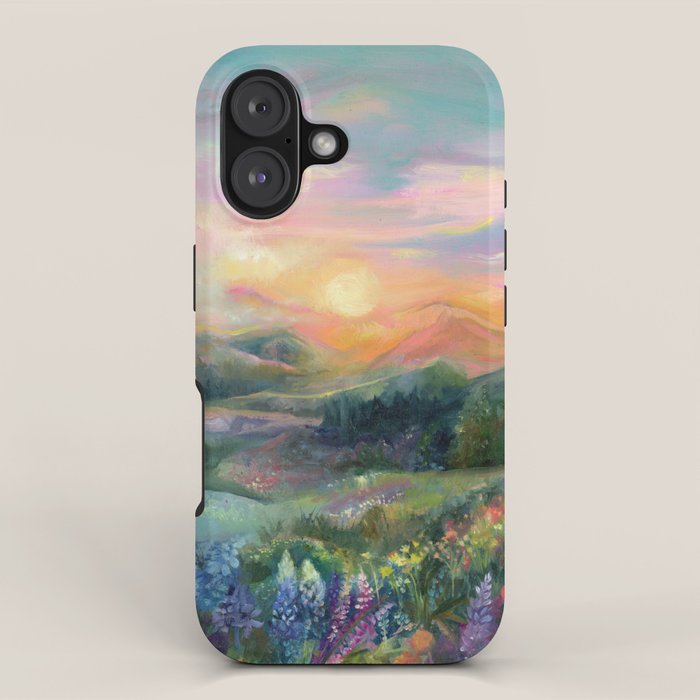 Sunset Landscape iPhone Case Gallery Image 1