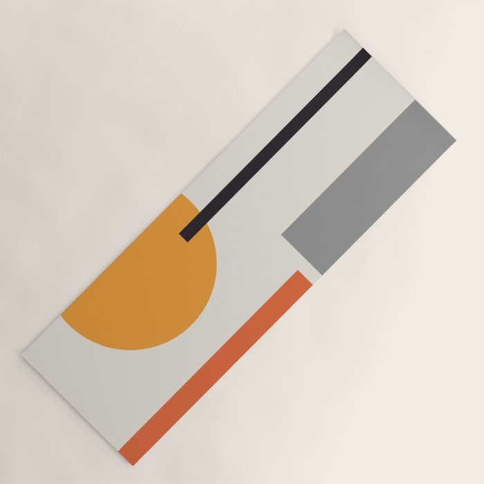 Mid Century 05 Yoga Mat Gallery Image 1