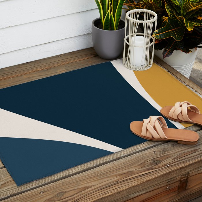 Minimalist Plant Abstract LXV Outdoor Rug Gallery Image 2