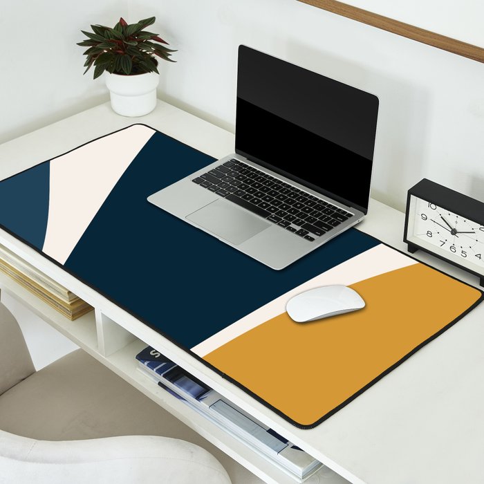 Minimalist Plant Abstract LXV Desk Mat Gallery Image 2