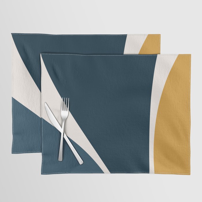 Minimalist Plant Abstract LXV Placemat Gallery Image 1